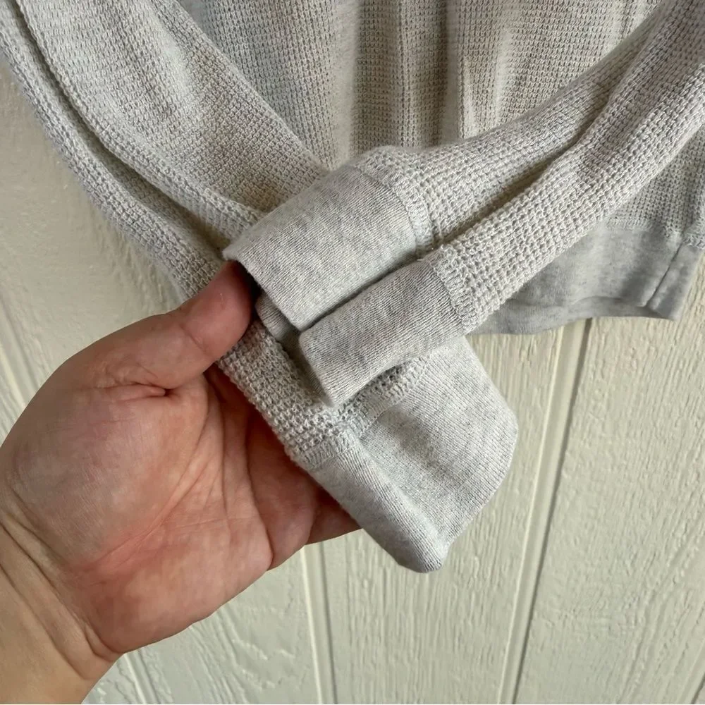 Prana Light Gray Knit Top